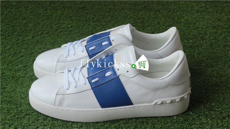 Valentino Garavani White Blue Sneaker